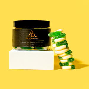 30 Delta-10 Apple Ring Gummies- 750mg