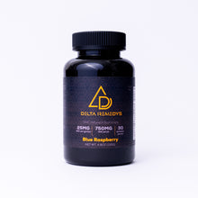 Load image into Gallery viewer, 30 HHC Blue Raspberry Vegan Gummies- 750mg
