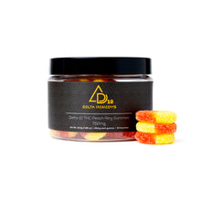 Load image into Gallery viewer, 30 Delta-10 Peach Ring Gummies- 750mg
